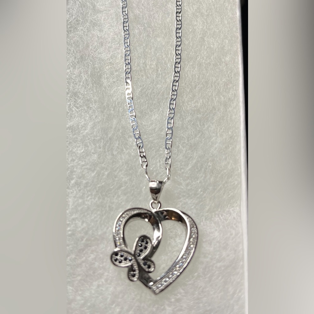 Chain & Penden 925 silver Stamped solid # 55